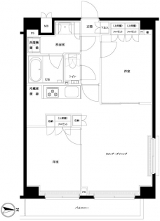 ルーブル下赤塚の間取り図