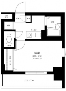 メインステージ門前仲町の間取り図