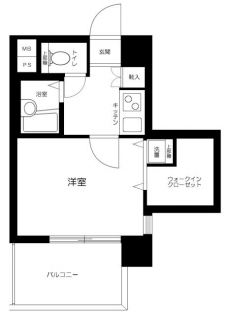 フェニックス北新宿エルミタージュの間取り図