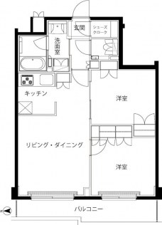 ルーブル下赤塚の間取り図