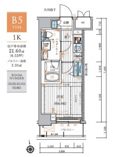 メインステージ元住吉の間取り図