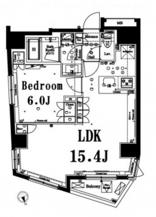 アクサス新宿戸山の間取り図