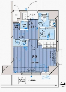 メインステージ大山の間取り図