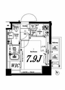 アクサス池袋レジデンスの間取り図