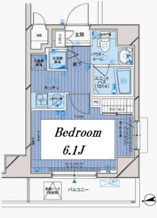 メインステージ大山の間取り図
