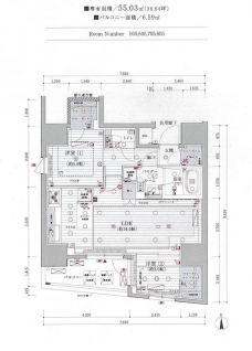 メインステージ浅草国際通りの間取り図