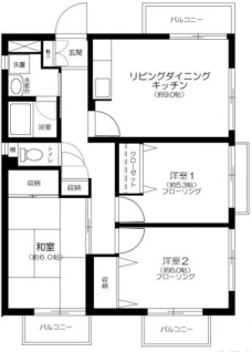 ヴィントハウス石神井の間取り図