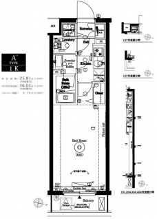 アクサス上板橋の間取り図