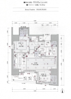 メインステージ浅草国際通りの間取り図