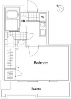 ミリオンステージ西早稲田壱番館の間取り図