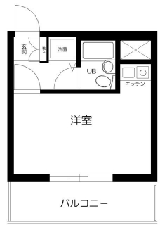 ライオンズマンション目黒不動前の間取り図