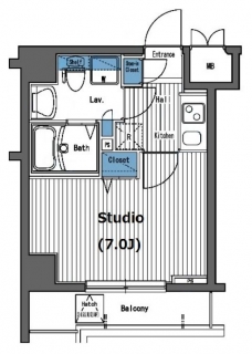 ガラ・グランディ西新宿の間取り図