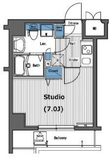 ガラ・グランディ西新宿の間取り図