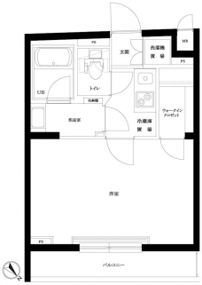ルーブル駒沢大学参番館の間取り図