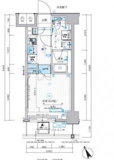 メインステージ川口WESTの間取り図