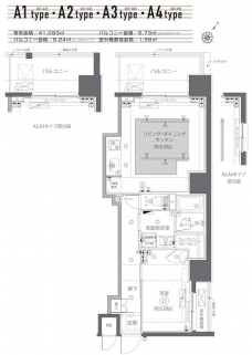 ZOOM日本橋蛎殻町の間取り図