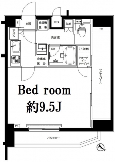 ルーブル旗の台弐番館の間取り図