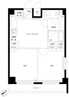 ルーブル蒲田南参番館の間取り図