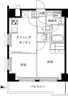ルーブル志村坂上の間取り図