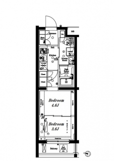 アークマーク新中野の間取り図