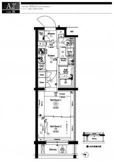 アークマーク新中野の間取り図