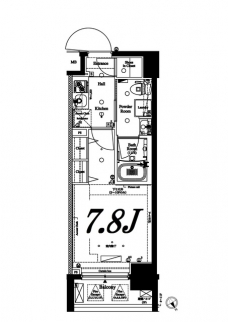 AXAS池袋Residenceの間取り図