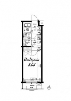 アクサス西新宿の間取り図