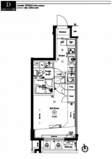 アクサス桜上水アジールコートの間取り図