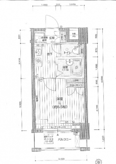 メインステージ門前仲町の間取り図