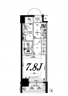 アクサス池袋レジデンスの間取り図