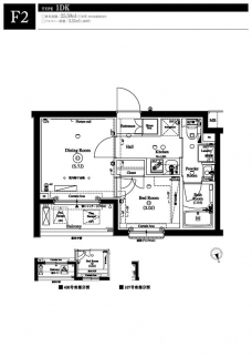 アークマーク大森町の間取り図