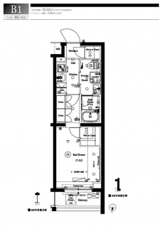 アークマーク新宿下落合の間取り図