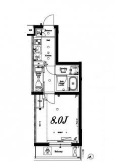 アクサス国分寺の間取り図