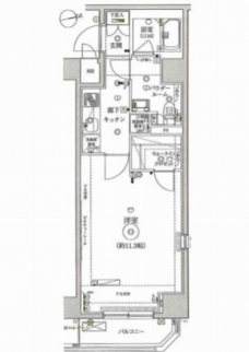 グランヴァン亀戸IIIの間取り図