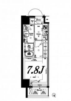 アクサス池袋レジデンスの間取り図