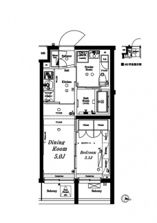 アークマーク新中野の間取り図