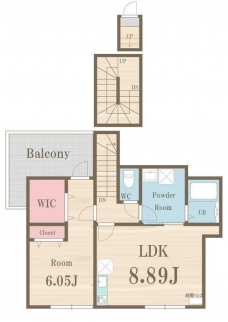 プライムガーデン下北沢の間取り図