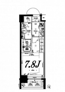アクサス池袋レジデンスの間取り図
