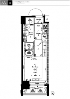 アクサス池袋レジデンスの間取り図