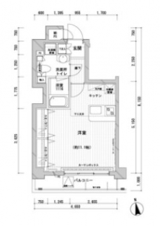 メインステージ桜上水の間取り図