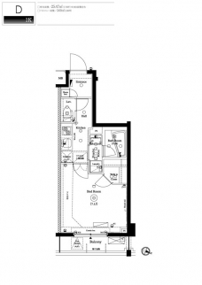アクサス西馬込アジールコートの間取り図