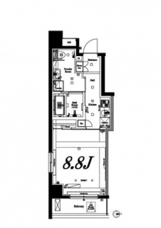 アクサス中野大和町の間取り図
