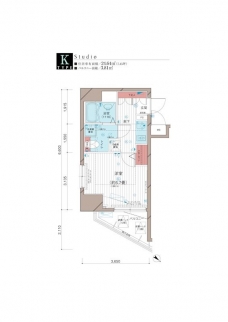 メインステージ五反田駅前の間取り図