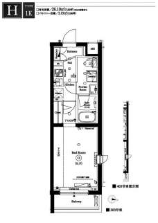 アクサス明大前の間取り図