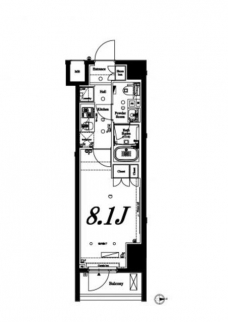 アクサス中野大和町の間取り図