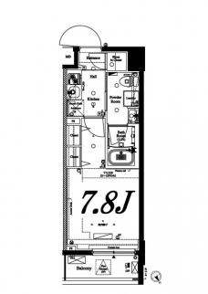 アクサス池袋レジデンスの間取り図