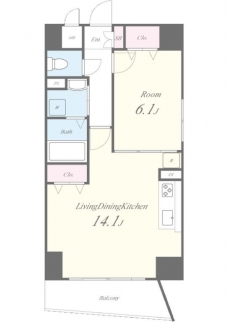 カーサフェリーチェの間取り図