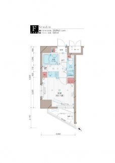 メインステージ五反田駅前の間取り図
