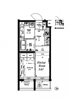 アークマーク新中野の間取り図
