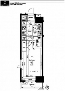 アクサス桜上水アジールコートの間取り図